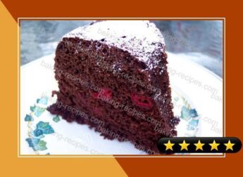Microwave Chocolate Cherry Snack Cake recipe