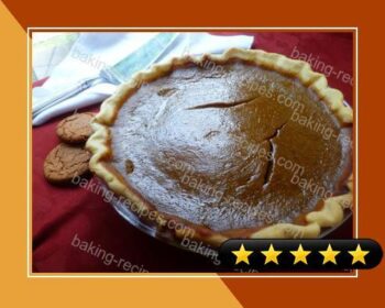 Mrs. Earline Hicks Gingersnap Pumpkin Pie recipe