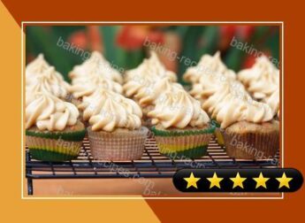 Carrot Cake Cupcakes with Dulce de Leche Cream Cheese Frosting recipe