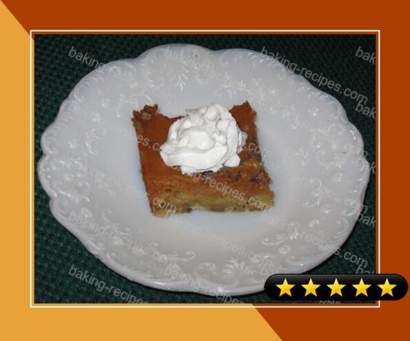 Pumpkin Pie Squares recipe