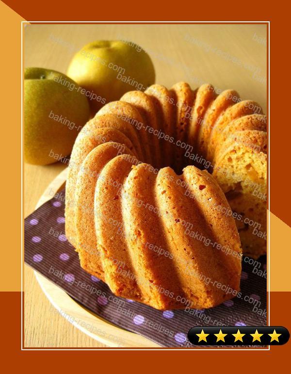 Caramaled Asian Pear and Cream Cheese Pound Cake recipe