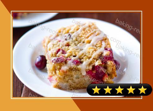 Spiced Pear and Cranberry Coffee Cake recipe