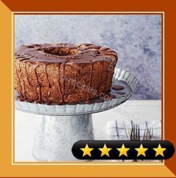 Chocolate-Almond Angel Food Cake recipe