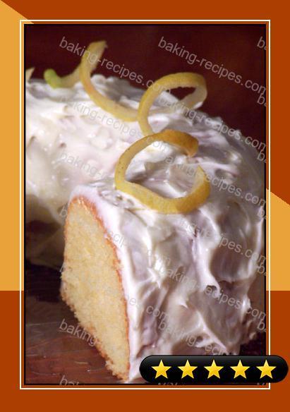 Luscious Lemon Bundt Cake W/Lemony Cream Cheese Frosting recipe