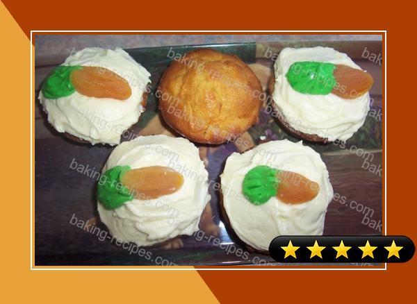Carrot Cake Muffins With Cream Cheese Icing and Carrot recipe