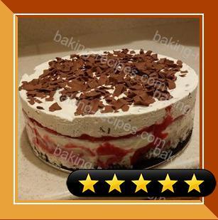 Cranberry Ice Cream Swirl Cake recipe
