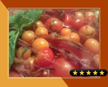 Savory Cherry Tomato Pie recipe