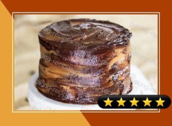 Chocolate Peanut Butter Cake with Ganache recipe
