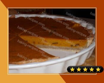 Golden Pumpkin Custard Pie recipe