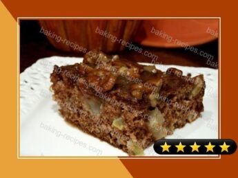 Apple Spice Cake With Pecan Frangelico Glaze recipe