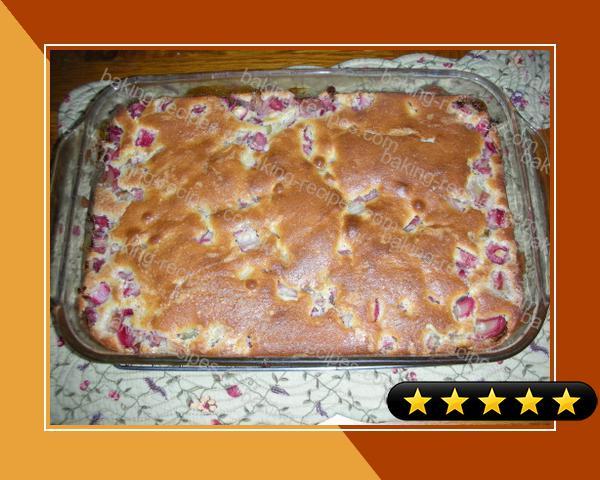 Erica's Rhubarb Cake recipe