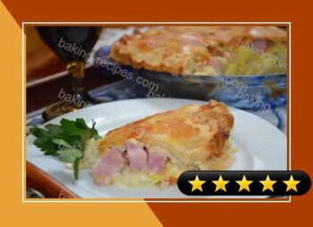 Ham and Artichoke Cheese Pie recipe