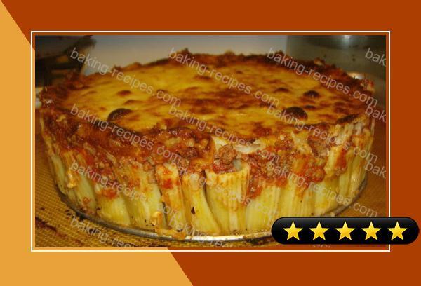 Rigatoni Pasta Pie (Martha Stewart) recipe
