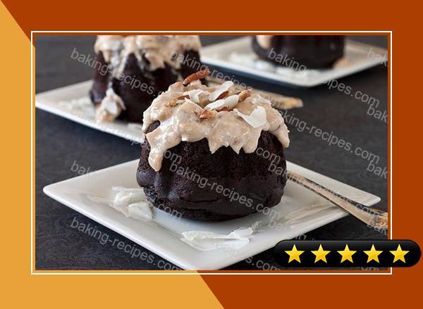 Flourless Chocolate Pecan Cakes recipe