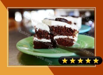 Peppermint Patty Cake with Vanilla Mint Frosting recipe