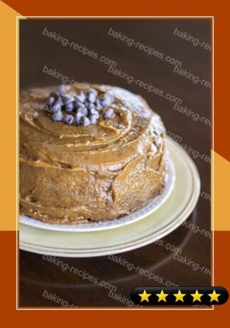 Vegan Dark Chocolate Cake with Peanut Butter Fudge Frosting recipe