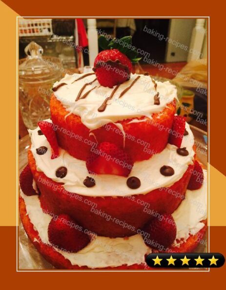 Strawberries And Dream Cake recipe