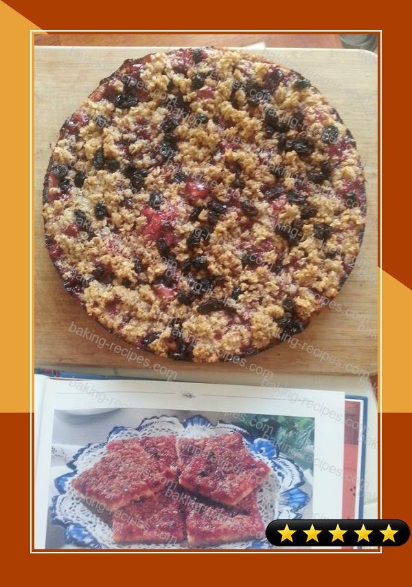 Norwegian Lingonberry Pie w/streusel topping recipe