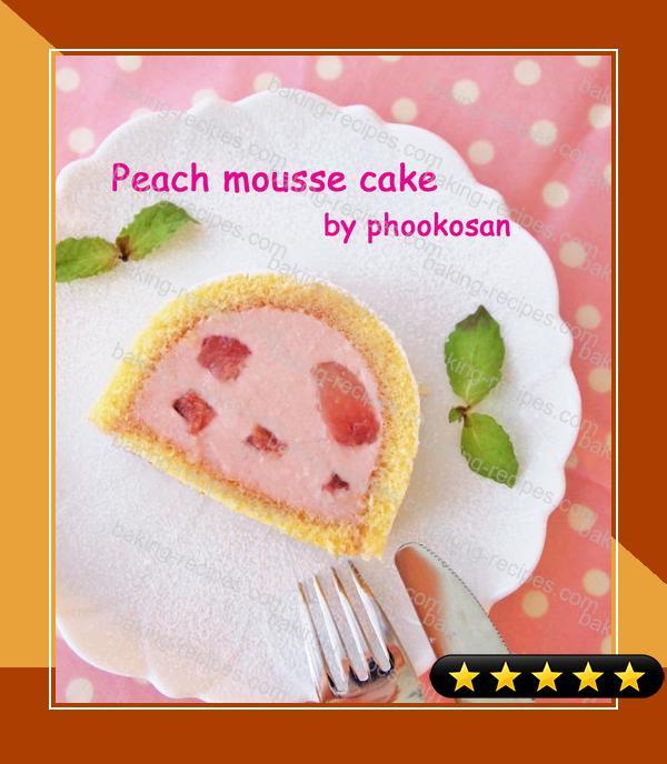 Light Mousse Cake with Peach recipe