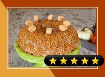 Pumpkin Spice Cake with Drizzled Caramel recipe