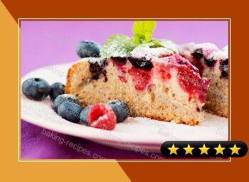 Mixed Berry Sour Cream Cake recipe