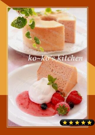 Strawberry Chiffon Cake recipe
