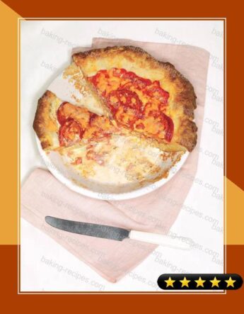 Tomato and Cheddar Pie recipe