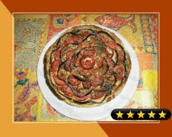 Aubergine and Tomato Crostata (Italian Rustic Pie) recipe