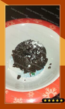 Vickys Speedy Microwave Chocolate Lava Cake, Gluten, Dairy, Egg & Soy-Free recipe
