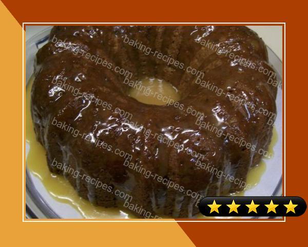 Apple-Nut Cinnamon Bundt Cake With Brown Sugar Glaze recipe