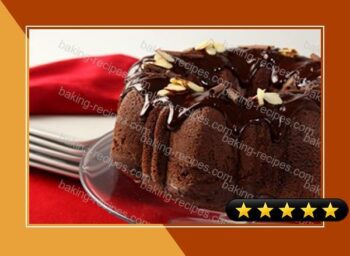 Triple Chocolate Almond Pudding Cake recipe