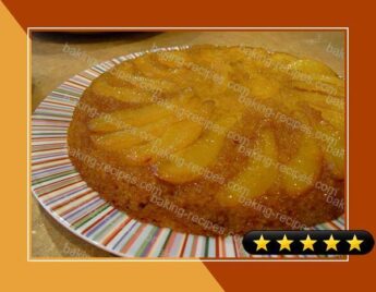 Maple-pear Upside-down Cake recipe