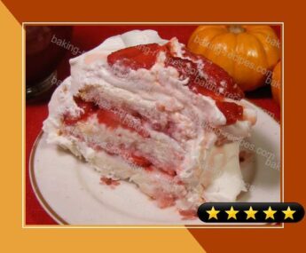 Strawberry Angel Cake recipe
