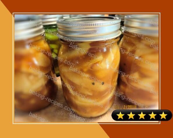 Apple Pie Filling with Vanilla & Buttershots! Canning recipe