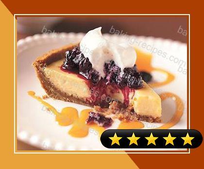 Key Lime Pie with Passion Fruit Coulis and Huckleberry Compote recipe