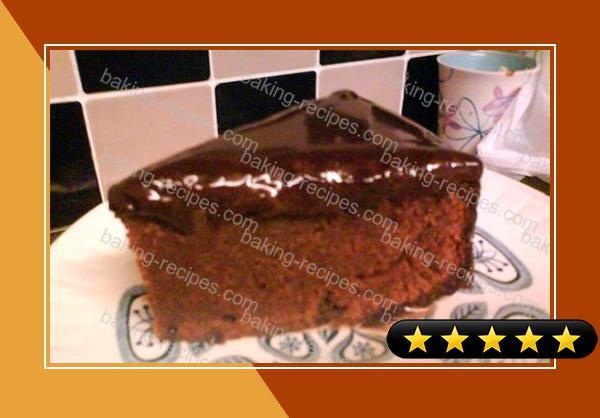Almond Chocolate Cake with Ganache recipe