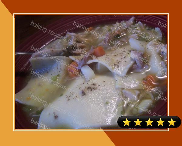 Pa Dutch Chicken Pot Pie Noodle Soup recipe