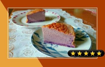 Easy Purple Sweet Potato Cheese Cake with Pancake Mix recipe
