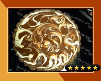 Chocolate Eggnog Swirl Pie recipe