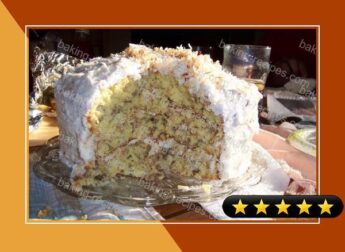 Rogene's Coconut Cake With Coconut Cream Cheese Frosting recipe