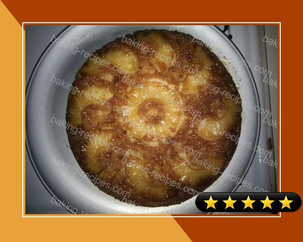 Pineapple-Banana Upside-Down Cake recipe