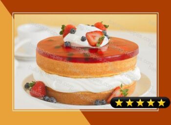 Strawberry JELL-O Upside-Down Cake recipe