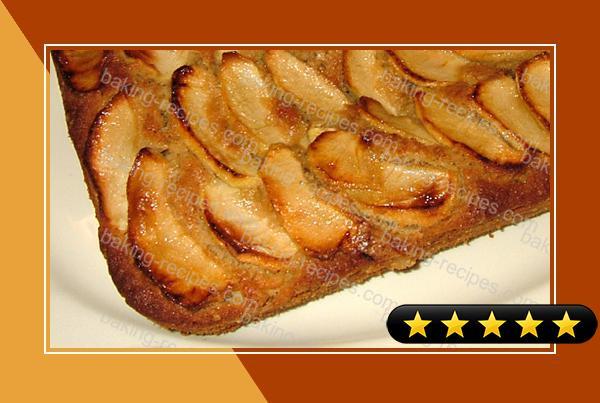 Traditional English Apple Traybake - Apple Pudding Cake recipe
