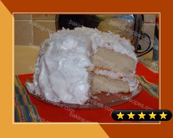 Double Coconut Cake With Fluffy Coconut Frosting recipe