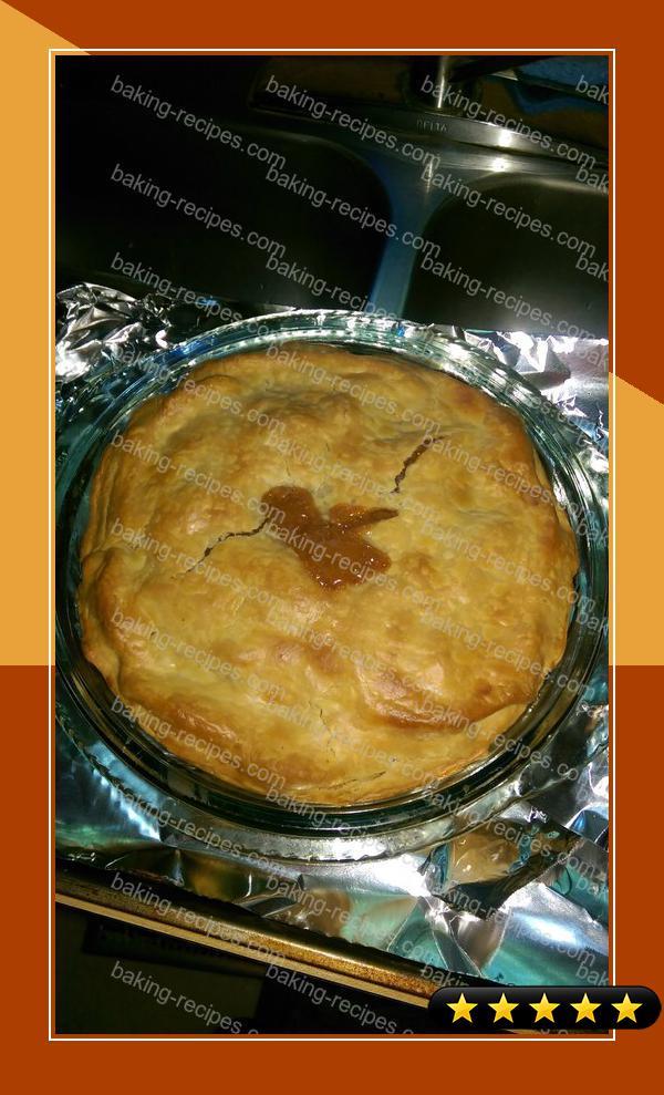 Deep Dish Double Crust Caramel Apple Pie recipe