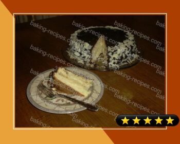 Chocolate-Glazed Coconut-Almond Cake recipe
