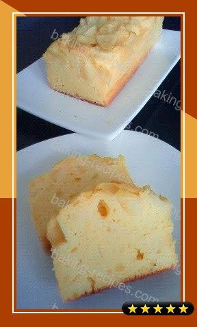 Sweet Potato Bites-like Cake Topped with Apples recipe