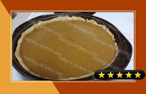 Homemade pumpkin pie and crust recipe