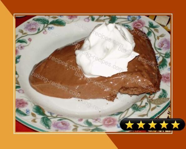 Moo-Less Chocolate Pie by Alton Brown recipe
