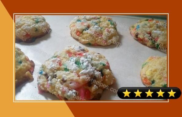 Gooey Butter Cake Confetti Cookies recipe